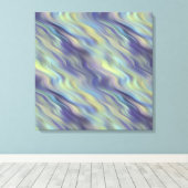 波状ラベンダーのテクスチャ キャンバスプリント (インサイチュ (ウッドフロア))