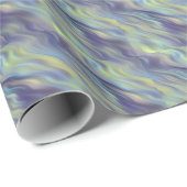 波状ラベンダーのテクスチャ ラッピングペーパー (ロールコーナー)