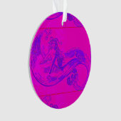 波状人魚オーナメント オーナメント (正面)