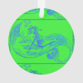 波状人魚オーナメント オーナメント (裏面)