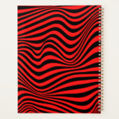 波状光学的錯覚パターン プランナー手帳 (裏面)