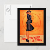 波状又はスパール ポストカード (正面/裏面)