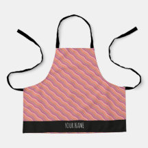 波状垂直ピーチイエローブルーミニマルパターン