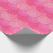 波状幾何学的ラッピング紙 ラッピングペーパー (角)