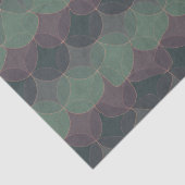 波状幾何学的ラッピング紙 薄葉紙 (詳細)