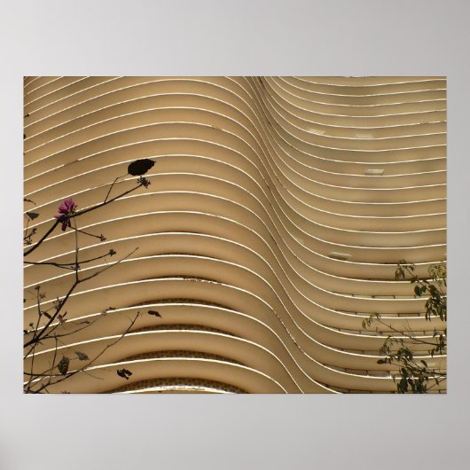 波状建物 ポスター (正面)