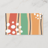 波状抽象芸術アート、ボホデザイン エンクロージャーカード (正面)