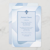 波状抽象芸術宗教招待状 招待状 (正面/裏面)