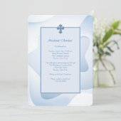 波状抽象芸術宗教招待状 招待状 (スタンド正面)