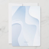 波状抽象芸術宗教招待状 招待状 (裏面)