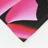 波状抽象芸術270321 - 01赤 フリースブランケット (角)