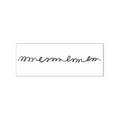 波状曲線1 ラバースタンプ (インプリント)