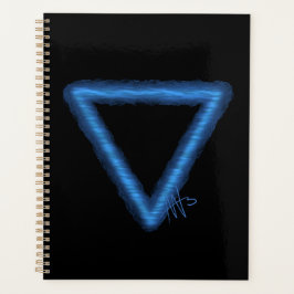 波状水要素の錬金術シンボル プランナー手帳