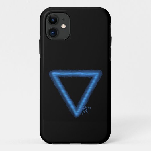 波状水要素の錬金術シンボル Case-Mate iPhoneケース (裏面)