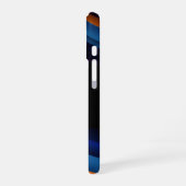 波状波：ミニマリスト抽象芸術 iPhone 16ケース (左側面)