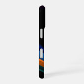 波状波：ミニマリスト抽象芸術 iPhone 16ケース (右側面)