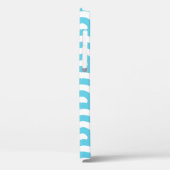 波状海青テクスチャ Case-Mate iPhoneケース (裏面 / 左)