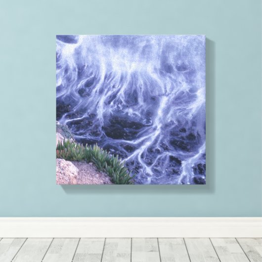 波状海 キャンバスプリント (インサイチュ (ウッドフロア))