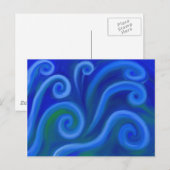 波状海 ポストカード (正面/裏面)