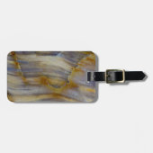 波状石化木材 ラゲッジタグ (正面横)