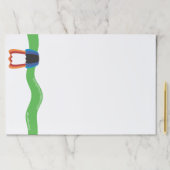 波状膜の大きなティアウェイ紙パッド ペーパーパッド (インサイチュ)