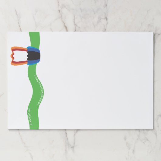 波状膜の大きなティアウェイ紙パッド ペーパーパッド (正面)