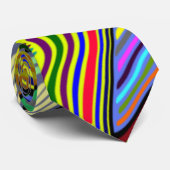 波状色のユニークなタイ ネクタイ (ロール)
