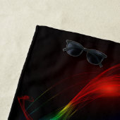 波状芸術的ビーチタオルデザイン ビーチタオル (インサイチュ)