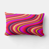 波状虹の枕 ランバークッション (裏面)