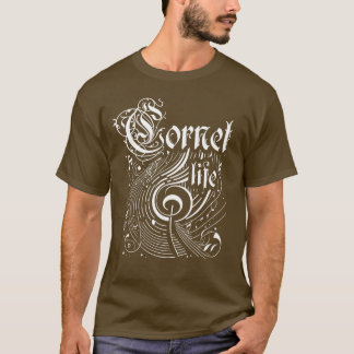 波状音楽コーネットの生活 Tシャツ