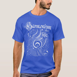 波状音楽ハーモニウムライフ Tシャツ