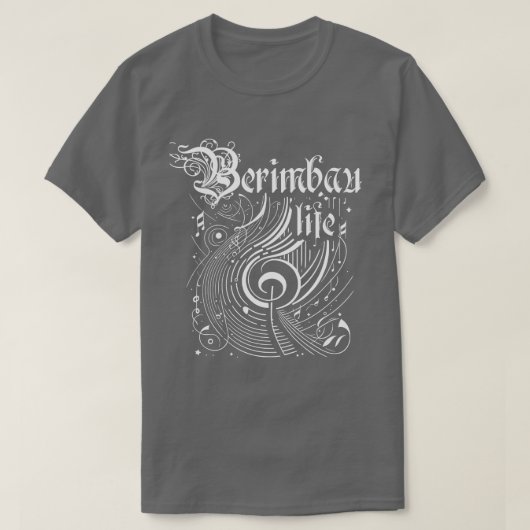 波状音楽Berimbau Life Tシャツ (デザイン正面)