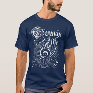 波状音楽Theremin Life Tシャツ