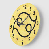 波状 ラージ壁時計 (傾斜)