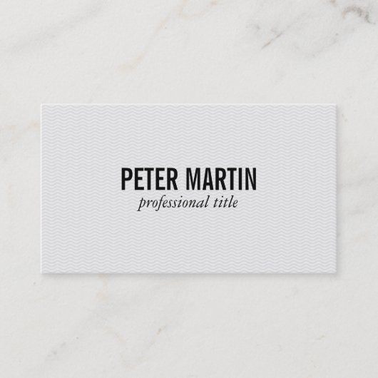 波状 名刺 (正面)