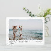 波状 |横向シンプルきJoyful Wishes写真 シーズンカード (スタンド正面)