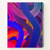 波状 – Miami Editionスパイラル ノートブック (裏面)