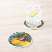 波立たせられたコンゴウインコ コースター (側面)