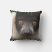 波立たせられたLemurの枕 クッション (正面)