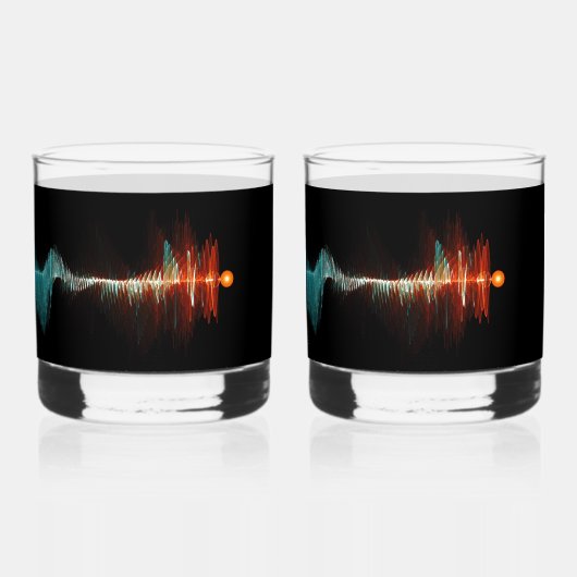 波粒双重性 ウイスキーグラス (正面)