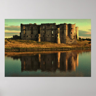 波紋のある反射 ポスター