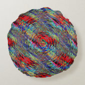 波紋の水….. ラウンドクッション (裏面)