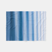 波紋イラストレーション フリースブランケット (正面(横))