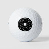 波紋コイン ゴルフボール (正面)