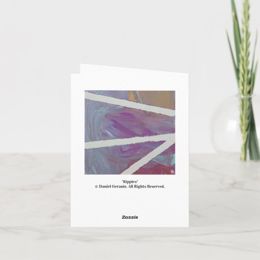 波紋 サンキューカード (裏面)