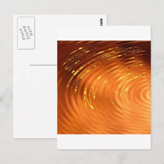 波紋 ポストカード (正面/裏面)