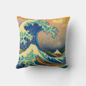 波素晴らしが神奈川v2から離れる クッション (裏面)