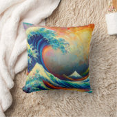 波素晴らしが神奈川v4を振り払う クッション (ブランケット)