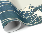 波素晴らしと赤のサンブルー白航海の ラッピングペーパー (ロールコーナー)