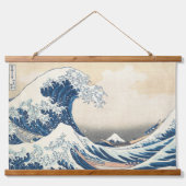 波素晴らしは – 有名日本の 吊り下げ型タペストリー (正面)